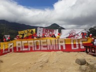 Trapo - Bandeira - Faixa - Telón - Trapo de la Barra: La Guardia Albi Roja Sur • Club: Independiente Santa Fe • País: Colombia