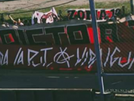 Trapo - Bandeira - Faixa - Telón - Trapo de la Barra: La Guardia Albi Roja Sur • Club: Independiente Santa Fe • País: Colombia