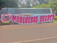 Trapo - Bandeira - Faixa - Telón - Trapo de la Barra: La Guardia Albi Roja Sur • Club: Independiente Santa Fe • País: Colombia