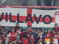 Trapo - Bandeira - Faixa - Telón - Trapo de la Barra: La Guardia Albi Roja Sur &bull; Club: Independiente Santa Fe