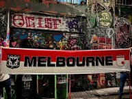 Trapo - Bandeira - Faixa - Telón - Trapo de la Barra: La Guardia Albi Roja Sur &bull; Club: Independiente Santa Fe &bull; País: Colombia