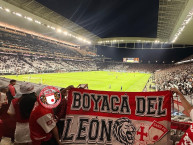 Trapo - Bandeira - Faixa - Telón - Trapo de la Barra: La Guardia Albi Roja Sur &bull; Club: Independiente Santa Fe &bull; País: Colombia