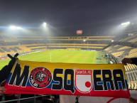 Trapo - Bandeira - Faixa - Telón - Trapo de la Barra: La Guardia Albi Roja Sur &bull; Club: Independiente Santa Fe &bull; País: Colombia