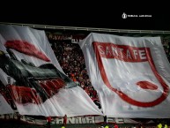 Trapo - Bandeira - Faixa - Telón - Trapo de la Barra: La Guardia Albi Roja Sur • Club: Independiente Santa Fe • País: Colombia