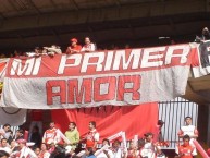 Trapo - Bandeira - Faixa - Telón - Trapo de la Barra: La Guardia Albi Roja Sur • Club: Independiente Santa Fe • País: Colombia