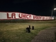 Trapo - Bandeira - Faixa - Telón - Trapo de la Barra: La Guardia Albi Roja Sur • Club: Independiente Santa Fe • País: Colombia