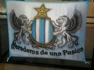 Trapo - Bandeira - Faixa - Telón - Trapo de la Barra: La Guardia Imperial • Club: Racing Club