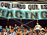 Trapo - Bandeira - Faixa - Telón - Trapo de la Barra: La Guardia Imperial • Club: Racing Club