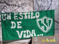 Trapo - Bandeira - Faixa - Telón - Trapo de la Barra: La Guardia Puyutana &bull; Club: Sportivo Desamparados &bull; País: Argentina