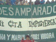 Trapo - Bandeira - Faixa - Telón - Trapo de la Barra: La Guardia Puyutana &bull; Club: Sportivo Desamparados &bull; País: Argentina