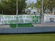 Trapo - Bandeira - Faixa - Telón - "El simple hecho de verte le da sentido a mi vida" Trapo de la Barra: La Guardia Puyutana • Club: Sportivo Desamparados