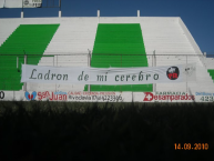 Trapo - Bandeira - Faixa - Telón - Trapo de la Barra: La Guardia Puyutana &bull; Club: Sportivo Desamparados &bull; País: Argentina