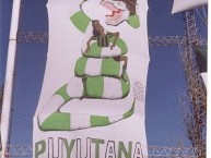 Trapo - Bandeira - Faixa - Telón - Trapo de la Barra: La Guardia Puyutana &bull; Club: Sportivo Desamparados