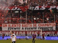 Trapo - Bandeira - Faixa - Telón - "Sin aliento basta de chamuyos, frente a frente corriste" Trapo de la Barra: La Hinchada Más Popular &bull; Club: Newell's Old Boys &bull; País: Argentina