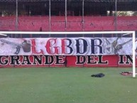 Trapo - Bandeira - Faixa - Telón - "LGBDR - La Gloriosa Banda Del Rojinegro" Trapo de la Barra: La Hinchada Más Popular • Club: Newell's Old Boys