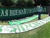 Trapo - Bandeira - Faixa - Telón - Trapo de la Barra: La Komún • Club: Santos Laguna