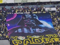 Trapo - Bandeira - Faixa - Telón - "YO SOY TU PADRE" Trapo de la Barra: La Monumental • Club: América • País: México