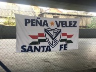 Trapo - Bandeira - Faixa - Telón - Trapo de la Barra: La Pandilla de Liniers • Club: Vélez Sarsfield • País: Argentina