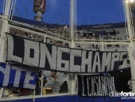 Trapo - Bandeira - Faixa - Telón - Trapo de la Barra: La Pandilla de Liniers • Club: Vélez Sarsfield