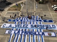 Trapo - Bandeira - Faixa - Telón - Trapo de la Barra: La Pandilla de Liniers • Club: Vélez Sarsfield • País: Argentina