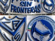 Trapo - Bandeira - Faixa - Telón - Trapo de la Barra: La Pandilla de Liniers • Club: Vélez Sarsfield