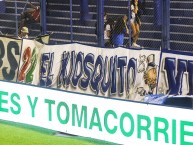 Trapo - Bandeira - Faixa - Telón - Trapo de la Barra: La Pandilla de Liniers • Club: Vélez Sarsfield