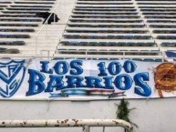 Trapo - Bandeira - Faixa - Telón - Trapo de la Barra: La Pandilla de Liniers • Club: Vélez Sarsfield • País: Argentina