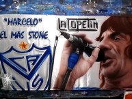 Trapo - Bandeira - Faixa - Telón - Trapo de la Barra: La Pandilla de Liniers • Club: Vélez Sarsfield • País: Argentina