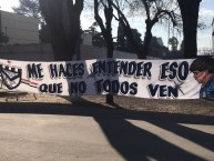 Trapo - Bandeira - Faixa - Telón - Trapo de la Barra: La Pandilla de Liniers • Club: Vélez Sarsfield