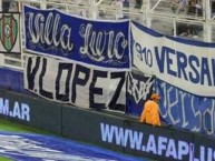 Trapo - Bandeira - Faixa - Telón - Trapo de la Barra: La Pandilla de Liniers • Club: Vélez Sarsfield