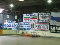 Trapo - Bandeira - Faixa - Telón - Trapo de la Barra: La Pandilla de Liniers • Club: Vélez Sarsfield