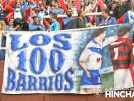 Trapo - Bandeira - Faixa - Telón - Trapo de la Barra: La Pandilla de Liniers • Club: Vélez Sarsfield