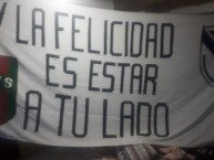 Trapo - Bandeira - Faixa - Telón - Trapo de la Barra: La Pandilla de Liniers • Club: Vélez Sarsfield