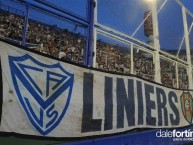 Trapo - Bandeira - Faixa - Telón - Trapo de la Barra: La Pandilla de Liniers • Club: Vélez Sarsfield • País: Argentina