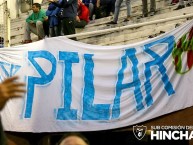 Trapo - Bandeira - Faixa - Telón - Trapo de la Barra: La Pandilla de Liniers • Club: Vélez Sarsfield