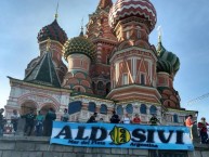 Trapo - Bandeira - Faixa - Telón - "Mundial Rusia 2018" Trapo de la Barra: La Pesada del Puerto • Club: Aldosivi