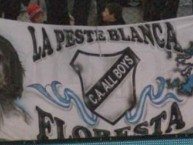 Trapo - Bandeira - Faixa - Telón - Trapo de la Barra: La Peste Blanca • Club: All Boys