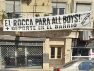 Trapo - Bandeira - Faixa - Telón - Trapo de la Barra: La Peste Blanca • Club: All Boys • País: Argentina