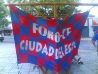 Trapo - Bandeira - Faixa - Telón - Trapo de la Barra: La Plaza y Comando • Club: Cerro Porteño