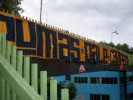 Trapo - Bandeira - Faixa - Telón - Trapo de la Barra: La Rebel • Club: Pumas