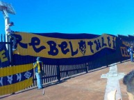 Trapo - Bandeira - Faixa - Telón - Trapo de la Barra: La Rebel • Club: Pumas