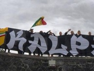 Trapo - Bandeira - Faixa - Telón - Trapo de la Barra: La Rebel • Club: Pumas