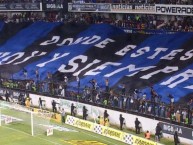 Trapo - Bandeira - Faixa - Telón - "Ultimo partido vs Puebla (antes de descender)" Trapo de la Barra: La Resistencia Albiazul • Club: Querétaro