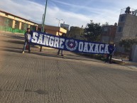 Trapo - Bandeira - Faixa - Telón - Trapo de la Barra: La Sangre Azul • Club: Cruz Azul