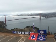 Trapo - Bandeira - Faixa - Telón - Trapo de la Barra: La Sangre Azul • Club: Cruz Azul • País: México