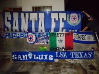 Trapo - Bandeira - Faixa - Telón - Trapo de la Barra: La Sangre Azul • Club: Cruz Azul