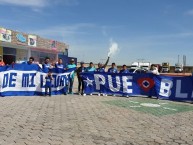 Trapo - Bandeira - Faixa - Telón - Trapo de la Barra: La Sangre Azul • Club: Cruz Azul • País: México