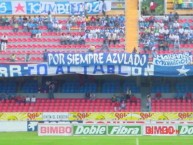 Trapo - Bandeira - Faixa - Telón - Trapo de la Barra: La Sangre Azul • Club: Cruz Azul