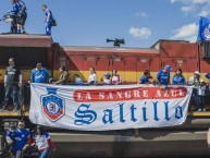 Trapo - Bandeira - Faixa - Telón - Trapo de la Barra: La Sangre Azul • Club: Cruz Azul • País: México