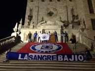 Trapo - Bandeira - Faixa - Telón - Trapo de la Barra: La Sangre Azul • Club: Cruz Azul • País: México